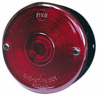 4" Round Two Stud Mount Tail Light RH