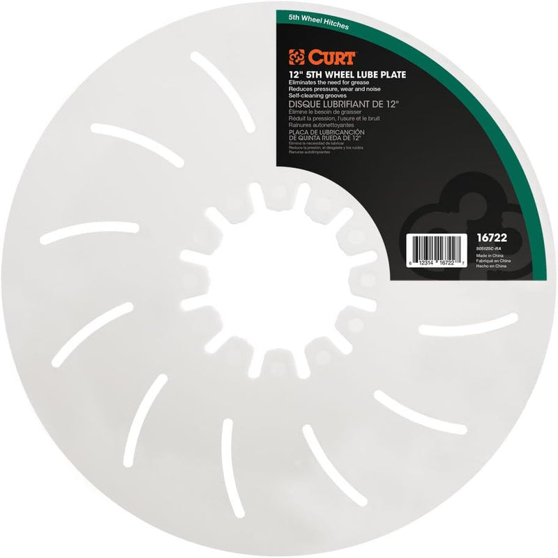 12" 5th Wheel Lube Plate
