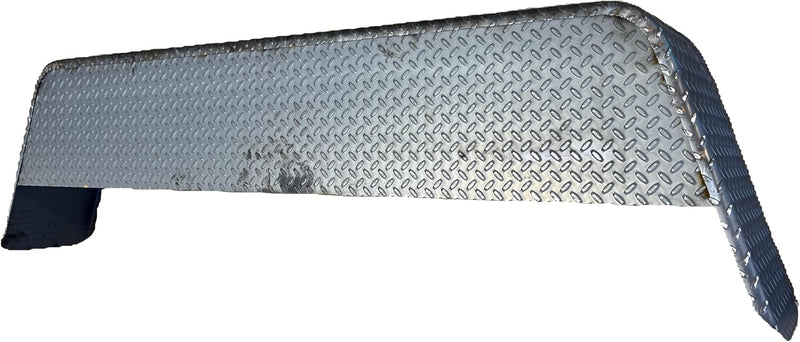 10x72 Inch 14 gauge Treadplate Single Break Trailer Fender