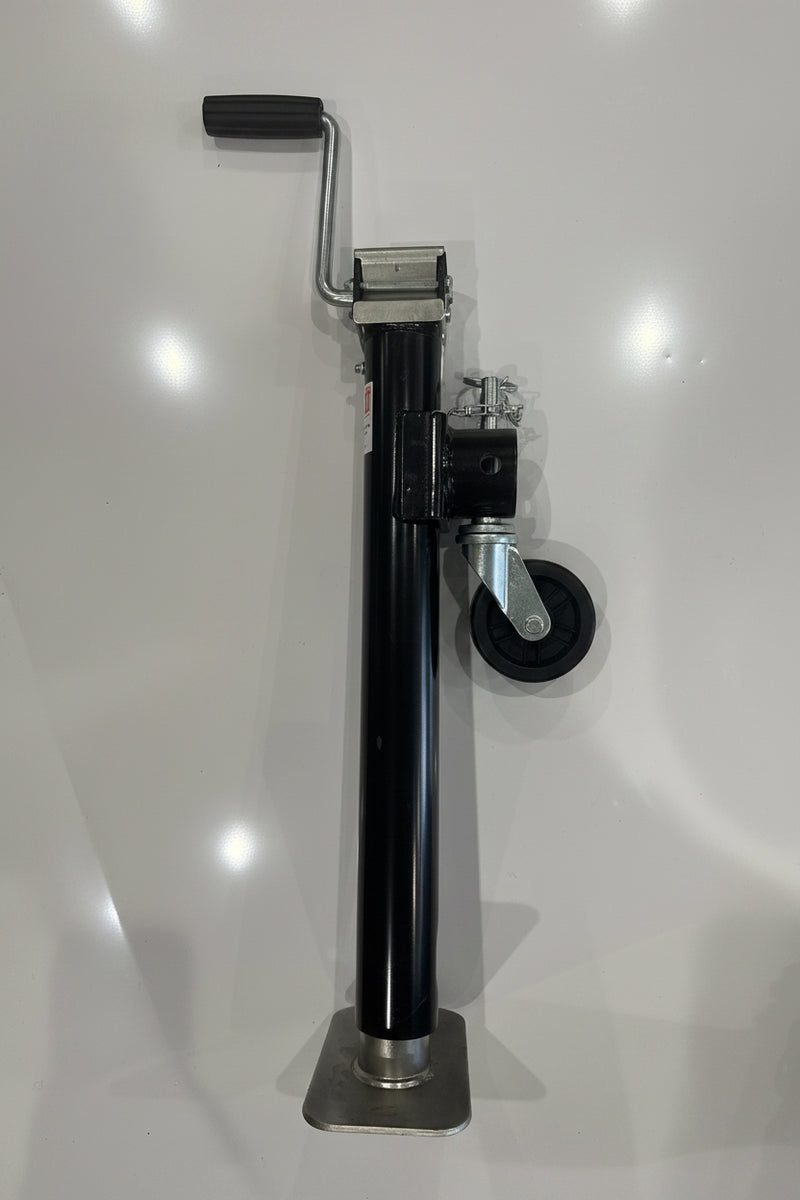 2K Swivel Bracket Jack 15 Inch Lift 14.5 Inch Bracket Weld-On Mount and Fixed Foot