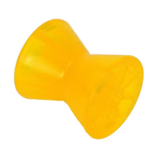 Bow Roller Yellow PVC 4"