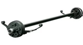 95/80 3.5K Electric Brake Axle with Springs