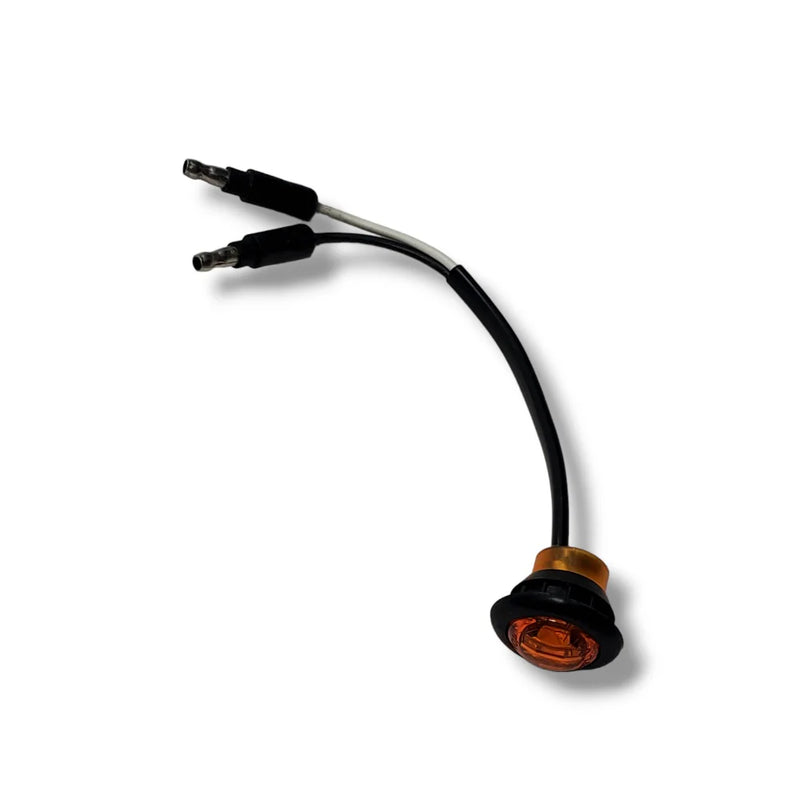 3/4 Inch LED Amber Marker Light with 1 Diode