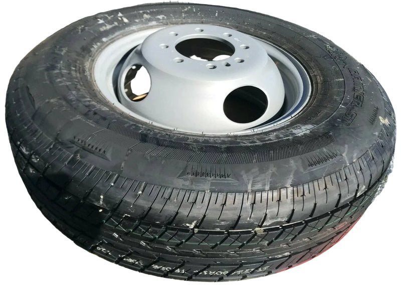 ST235/80R16 8H/E Dually Wheel and Tire Assembly