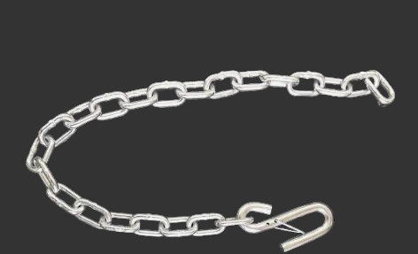 5K Silver Safety Chain